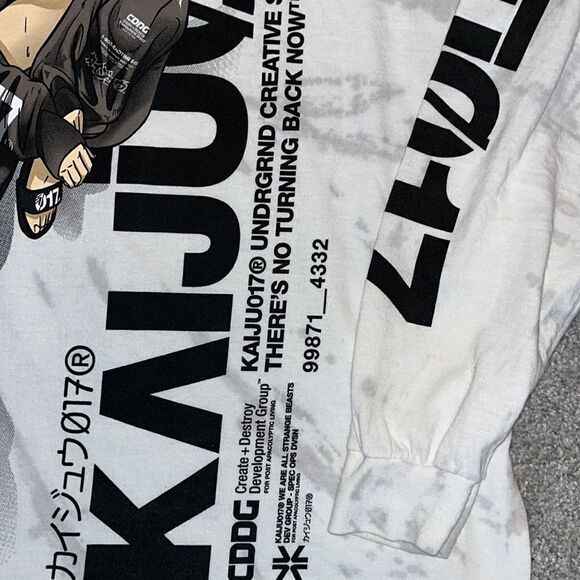 Go Away Smiley Face Anime Japanese Sexy Kitten Samurai T Shirt Japan Kaiju017 M - Picture 3 of 7